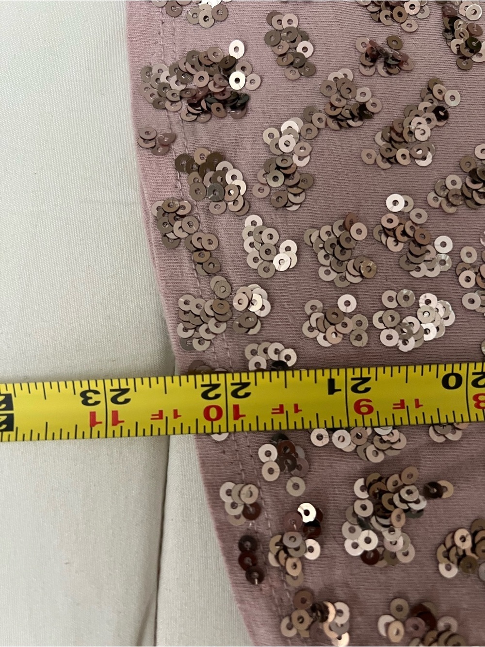 Sequin Embellished Pink Tank Top - Picture 4 of 6